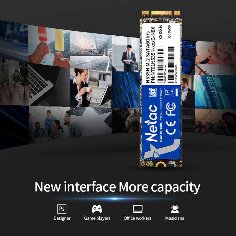 Netac M.2 SATA 6Gb/s SSD - High-Capacity Internal Storage Solutions