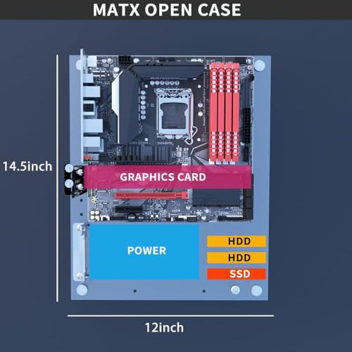 Premium Acrylic DIY PC Test Bench for Gaming Enthusiasts