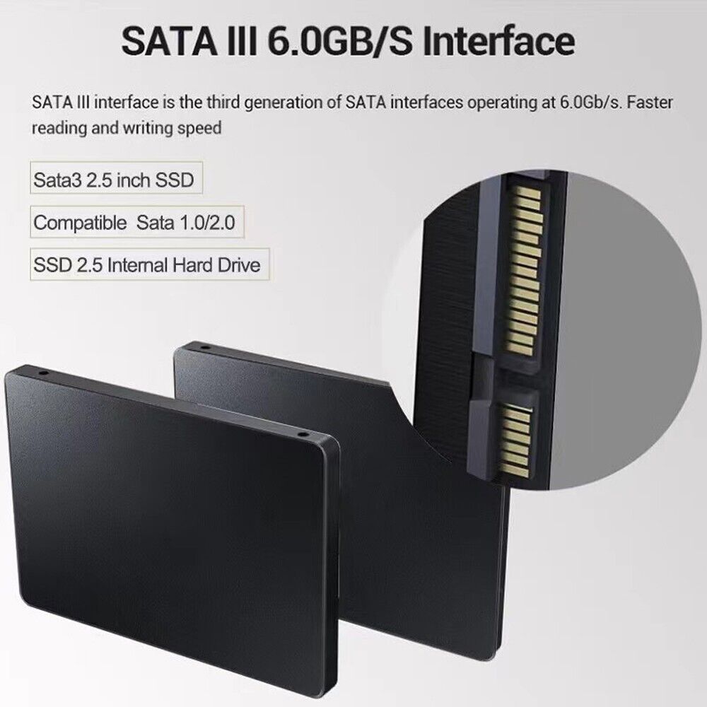 4TB 2.5" SATA III SSD - High-Speed Internal Storage for PC/MAC