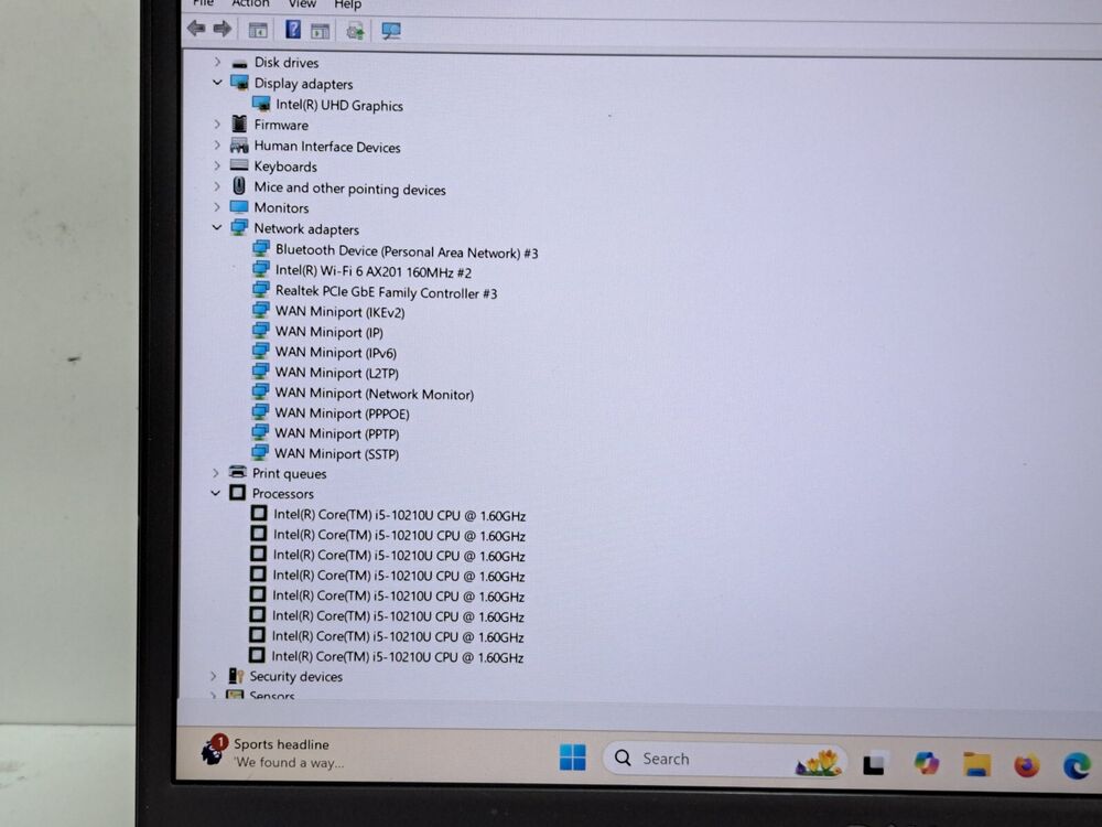 Dell Latitude 3410 Business Laptop with Intel i5-10210U, 16GB RAM, 256GB SSD