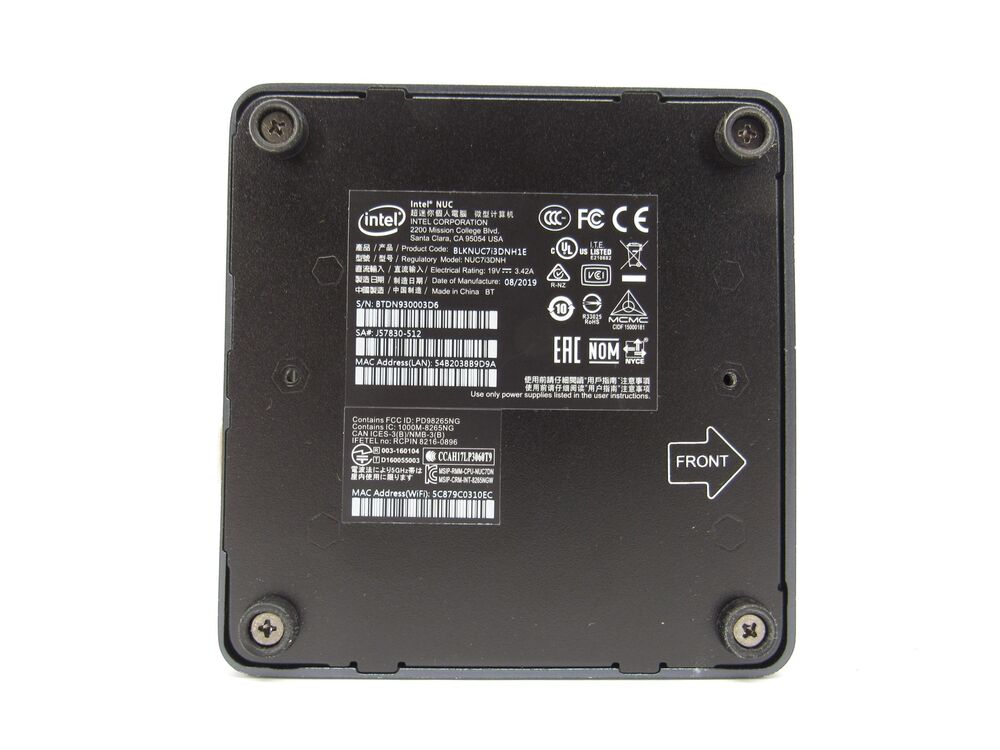 Intel NUC7i3DNH1E Mini PC with Intel Core i3-7100U, 8GB RAM, 240GB SSD