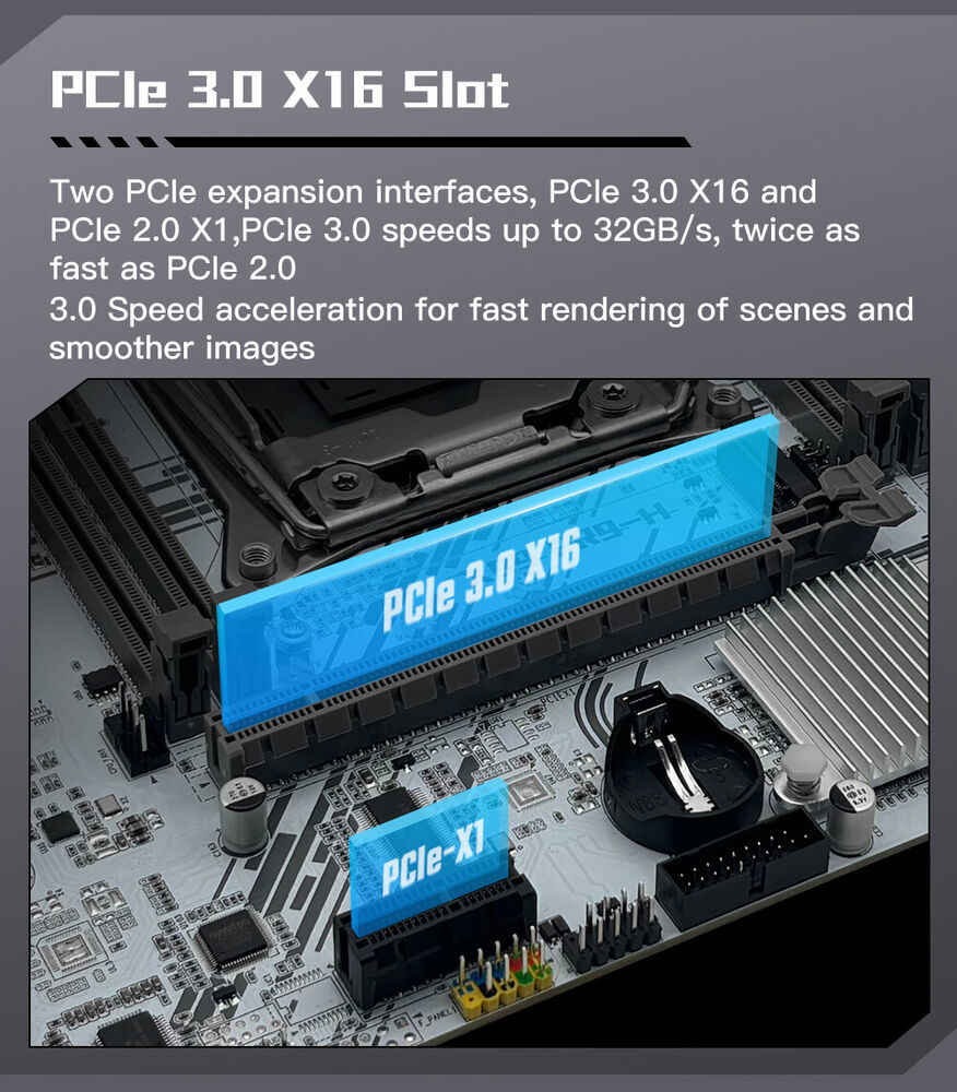 X99 LGA 2011-v3 White Gaming Motherboard