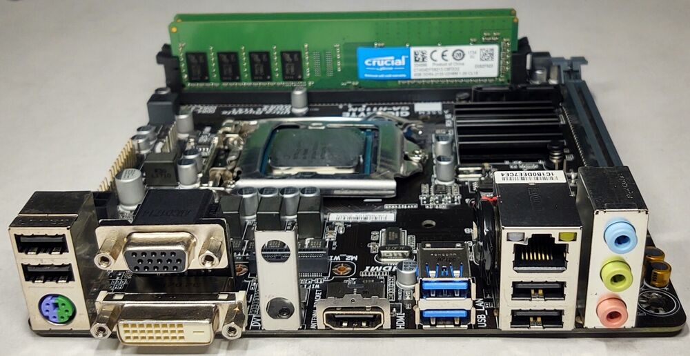 GIGABYTE GA-H110N Motherboard with Intel Core i5-7600 CPU and 16GB RAM Bundle