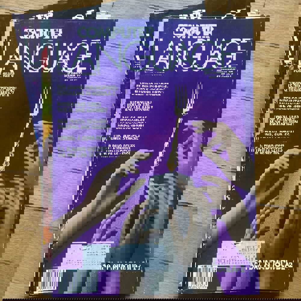 Vintage Computer Language Magazine Set 1987 - A Year of Tech History