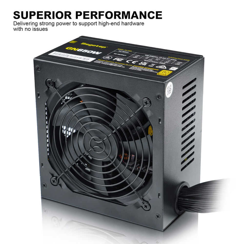 Segotep Gaming 650W 80+ Gold Certified Non-Modular PSU