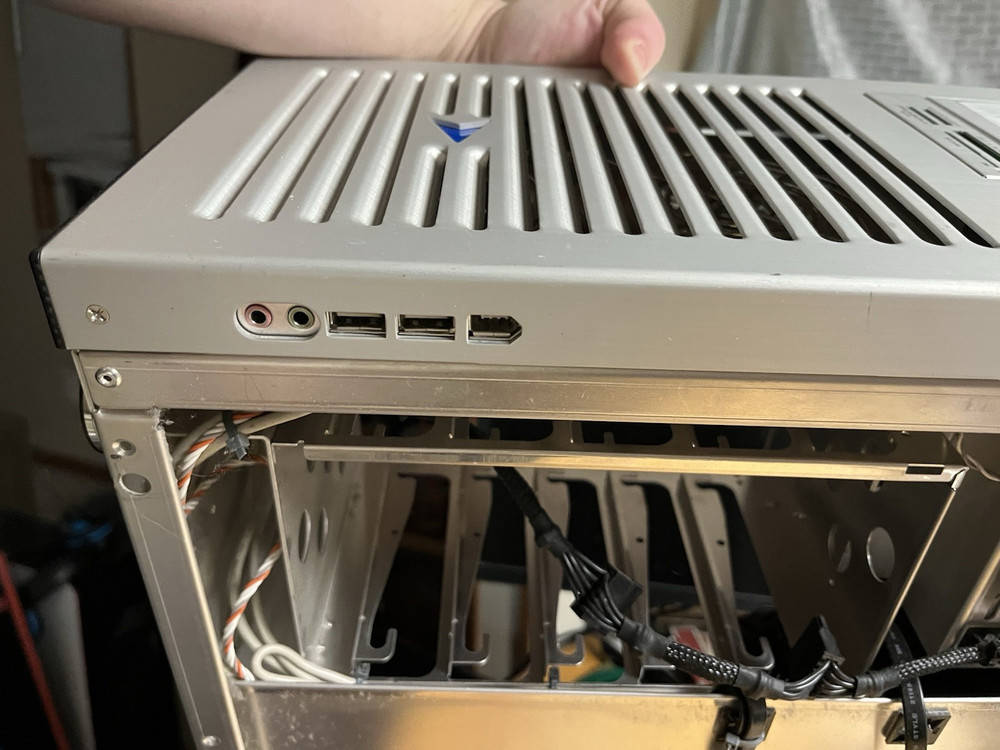 Velocity Micro Brushed Aluminum Case with 750W PSU