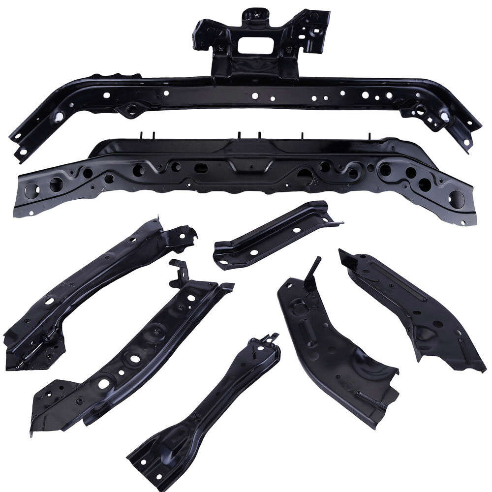 Upgraded Steel Front Support Radiator Brackets Kit for 2013-2019 Nissan Sentra