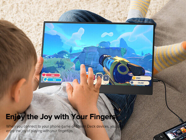 15.6" Touchscreen HDR Portable Monitor with IPS 2K Resolution