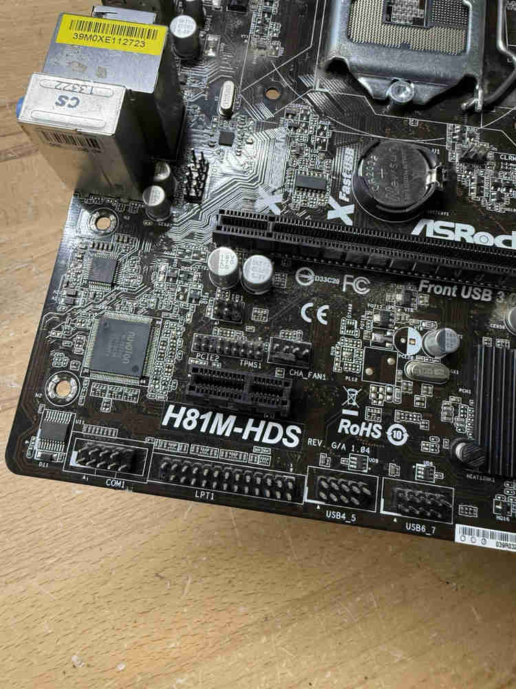 ASROCK H81M-HDS Motherboard - No CPU