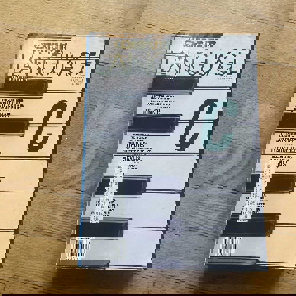 Complete 1989 Vintage Computer Language Magazine Set