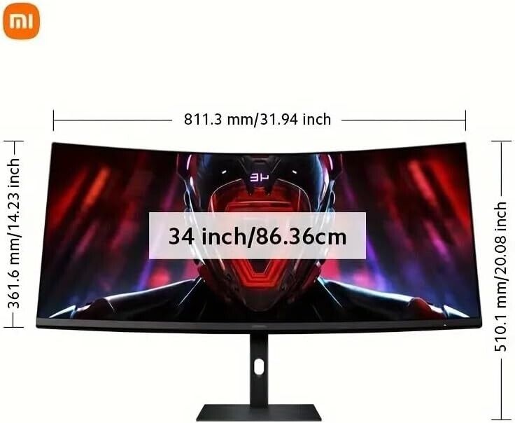 Xiaomi 34" Curved Gaming Monitor with 180Hz Refresh Rate