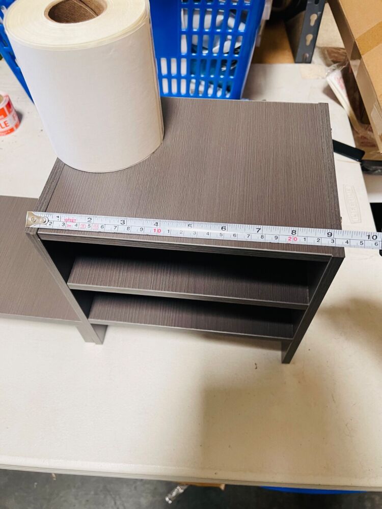 2 Tier Monitor Stand Riser with Cable Management