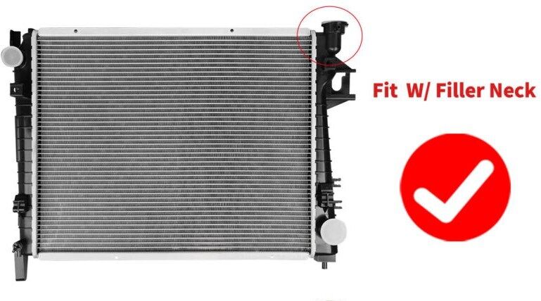 Dodge Ram Radiator - 1500 5.7L/5.9L 02-03, 4.7L 04-08