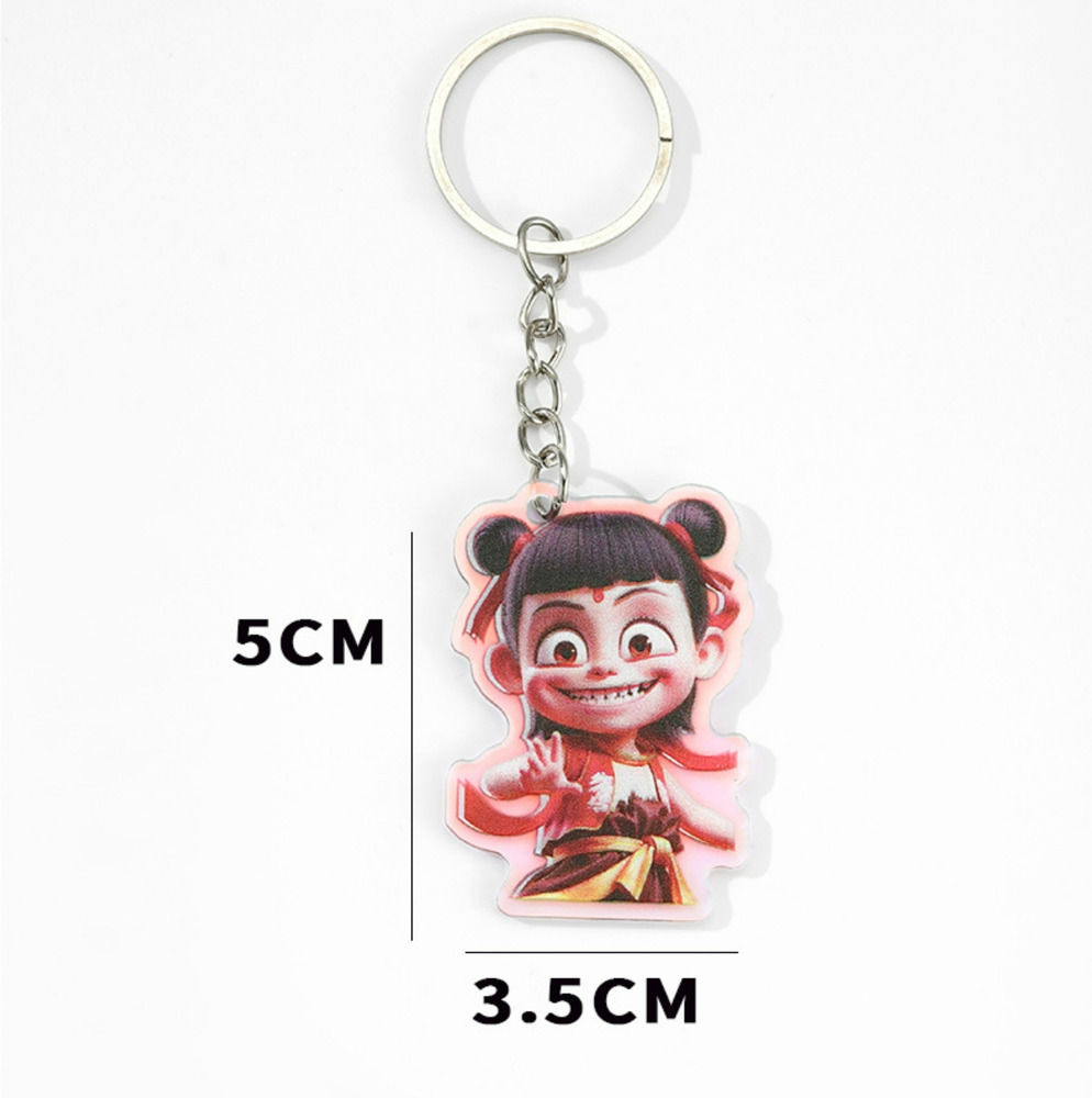 Nezha Themed Keychain - A Stylish and Unique Accessory