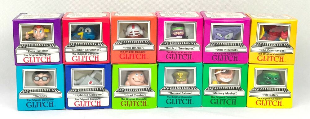 Vintage 1989 GLITCH 2" Figures Collection
