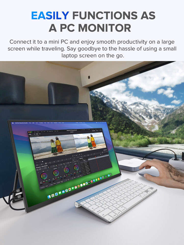 UPERFECT 22 Inch 2K Portable Monitor for Enhanced Visual Experience