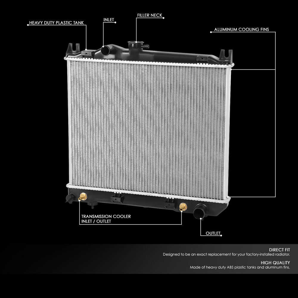 Upgraded Aluminum Radiator for 1987-1999 Dodge Dakota