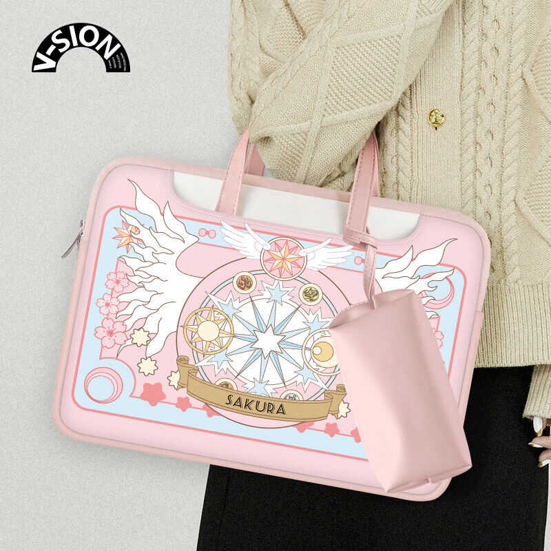 Stylish Pink Magic Girl Laptop Bag for Women