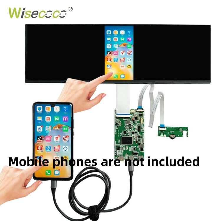14.5" Stretch Bar Touchscreen Gaming Display with HDMI & USB-C