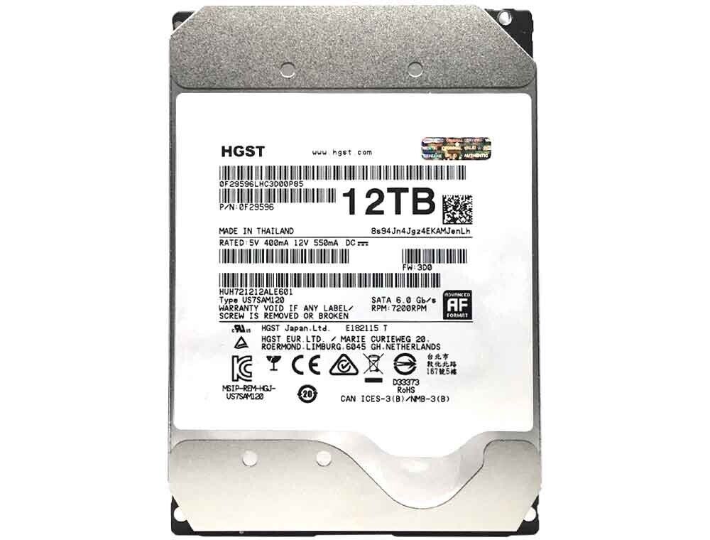 HGST Ultrastar DC HC520 12TB Enterprise HDD