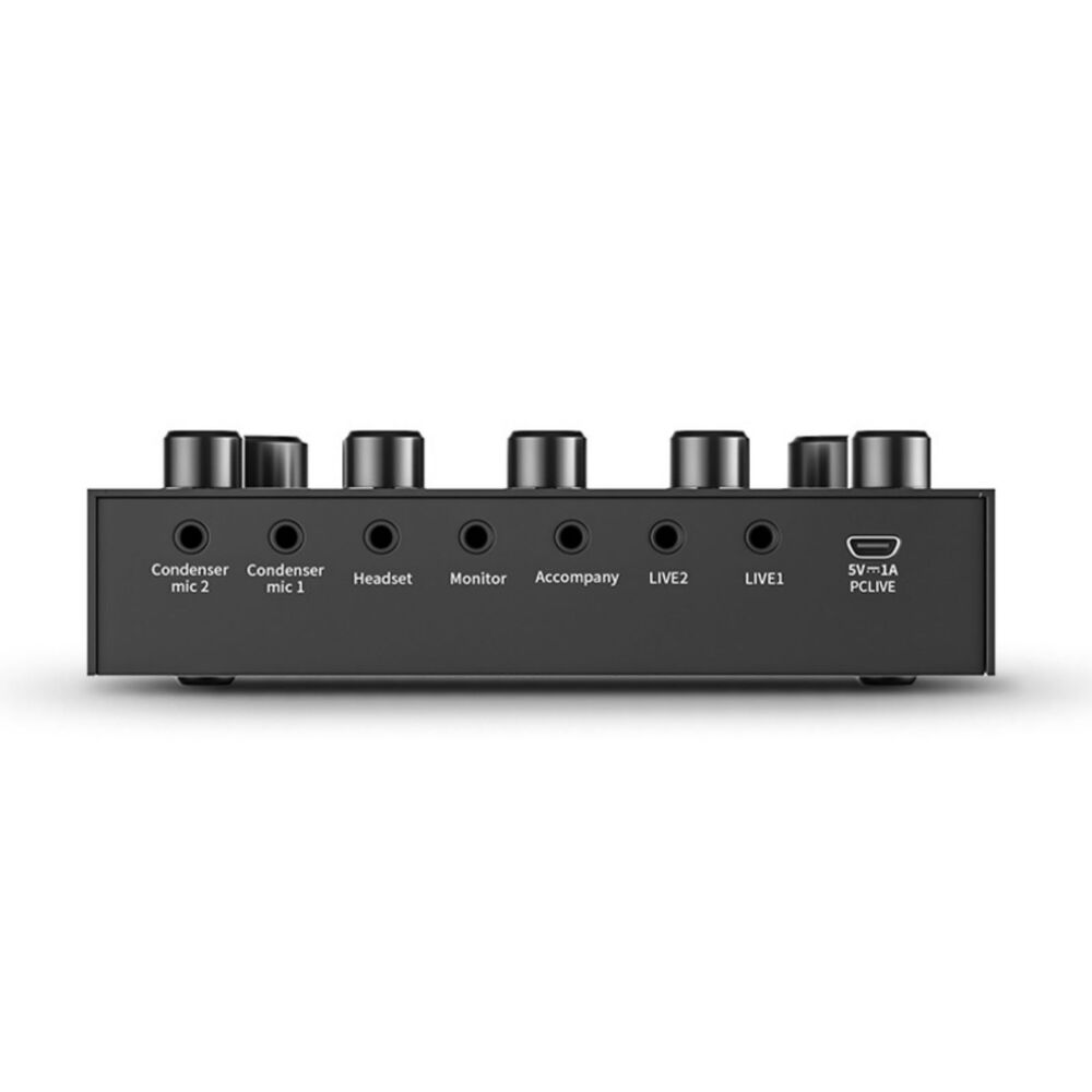 V8S Sound Card - High-Quality Live Audio Equipment for Multi-platform Broadcasting