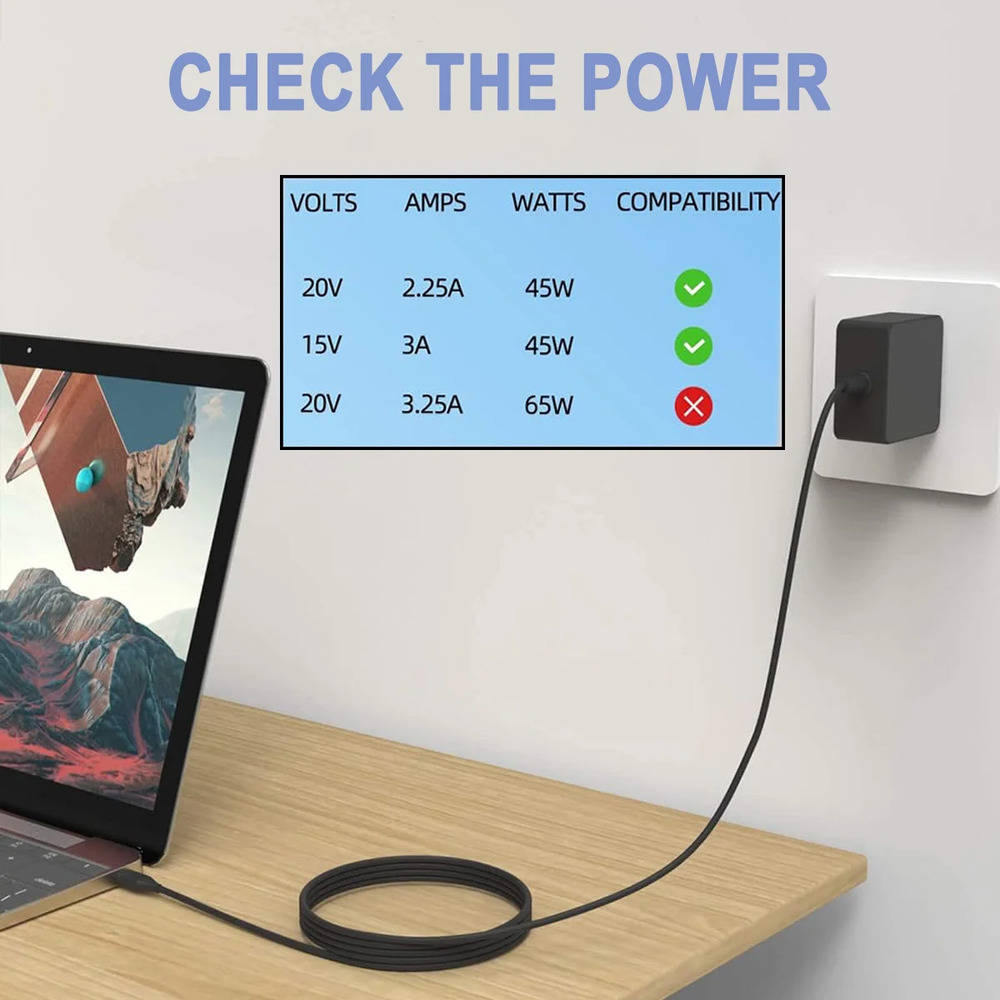 45W USB-C Universal Laptop Charger