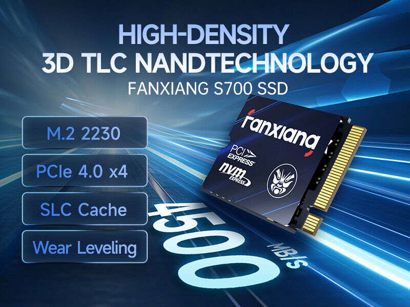 Fanxiang M.2 NVMe SSD 500GB PCIe 4.0 High-Speed Storage