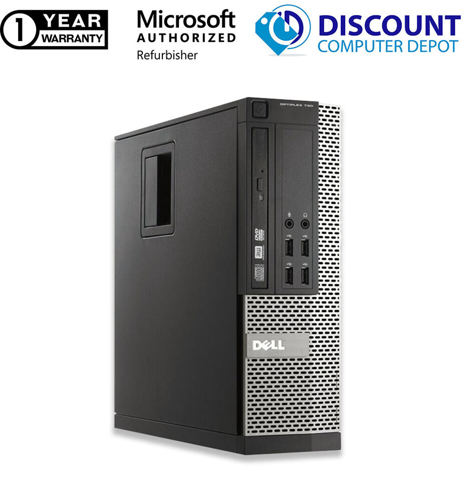 Dell Desktop Computer - Intel Quad Core i5, 8GB RAM, 500GB HDD, Windows 10 Pro