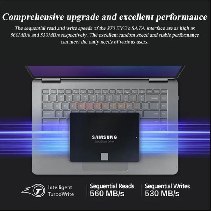 Samsung 2.5 Inch SATA III SSD 870 EVO - High-Capacity Storage Solutions