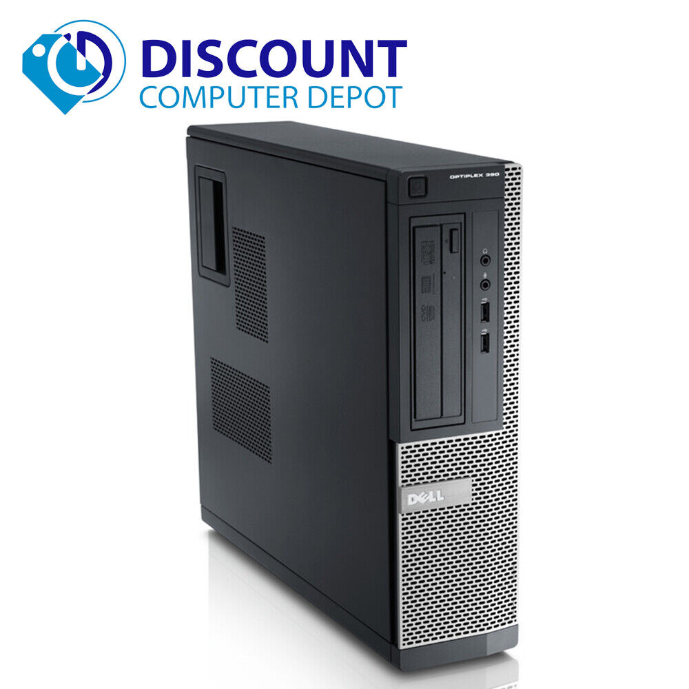 Dell OptiPlex Desktop Computer with Dual 22" LCDs, i3, 4GB RAM, 500GB HDD, Windows 10 Pro