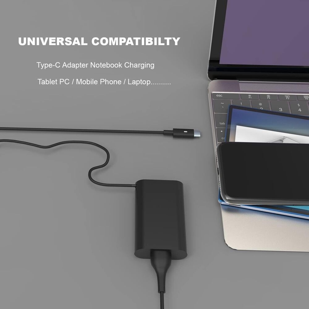 45W USB-C Charger for Dell Laptops