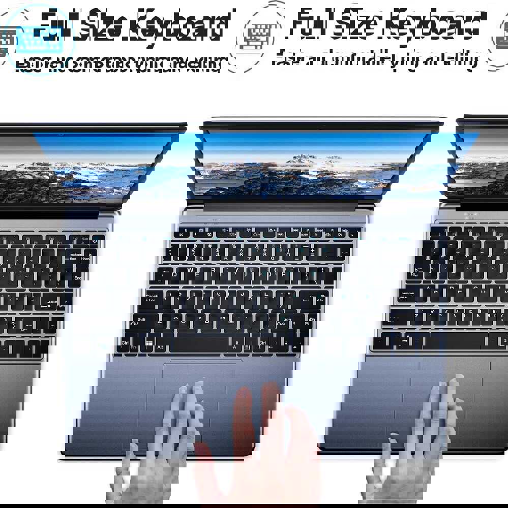 CHUWI 14.1" Laptop - Intel Celeron 2.8GHz, 8GB RAM, 256GB SSD, HDMI - Silver