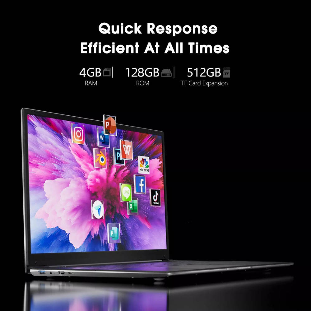 SGIN 17.3 Inch Laptop with 4GB RAM and 128GB SSD