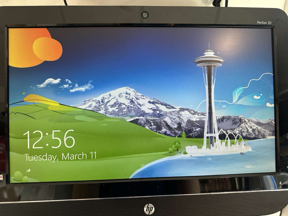 HP Pavilion All-In-One 23 q026 Desktop PC with 1TB HDD, 4GB RAM, DVD Drive, Keyboard & Mouse