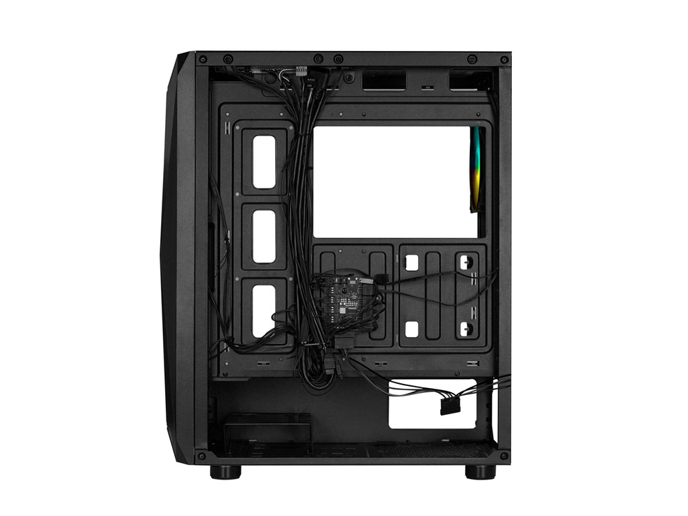 Sama 3313 Black USB 3.0 Tempered Glass Micro ATX Tower Gaming Case