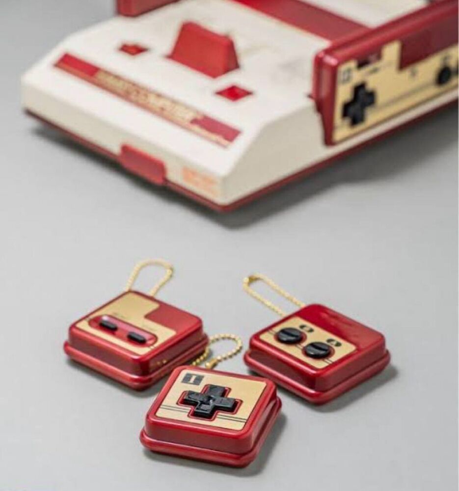 Nintendo Controller Button Keychain Collection - 13 Unique Designs