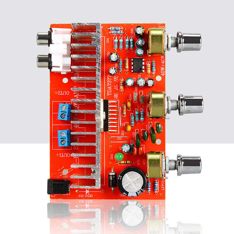 High Power 40W+40W Car Stereo Amplifier Board DX-7377