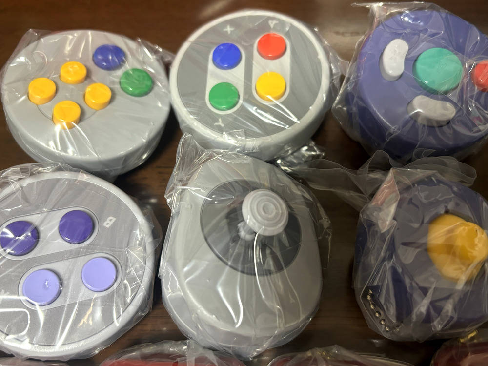 Nintendo Controller Button Keychain Collection - 13 Unique Designs