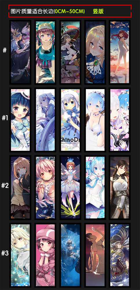 Custom Anime Light Board for PC Gaming Enthusiasts
