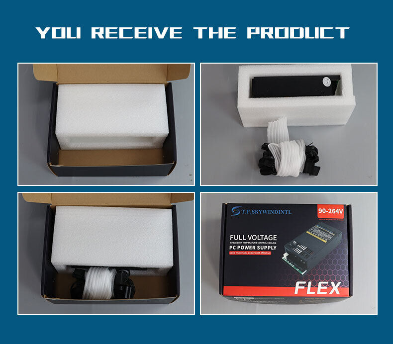 600W Modular ATX Power Supply for Enhance 7660B 1U Flex Mini ENP