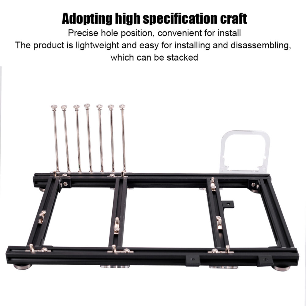 Premium Aluminum ATX Open Frame PC Case for Overclocking