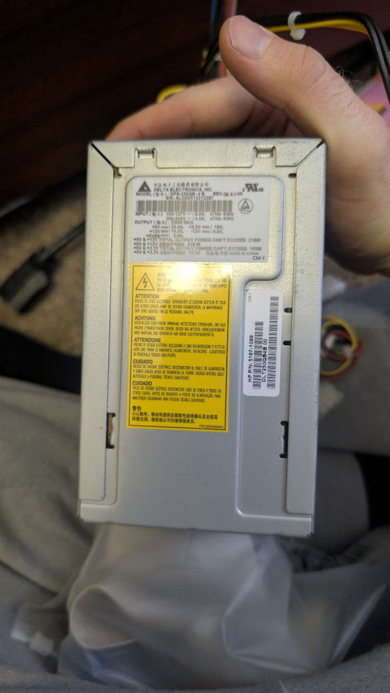 HP 250W ATX DPS-250QB-4 A Power Supply Unit
