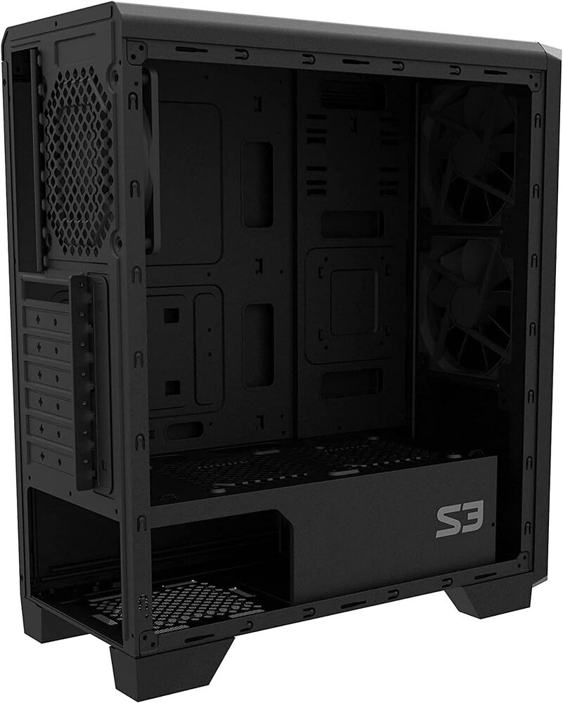 Zalman S3 TG ATX Mid Tower Computer Case with Tempered Glass