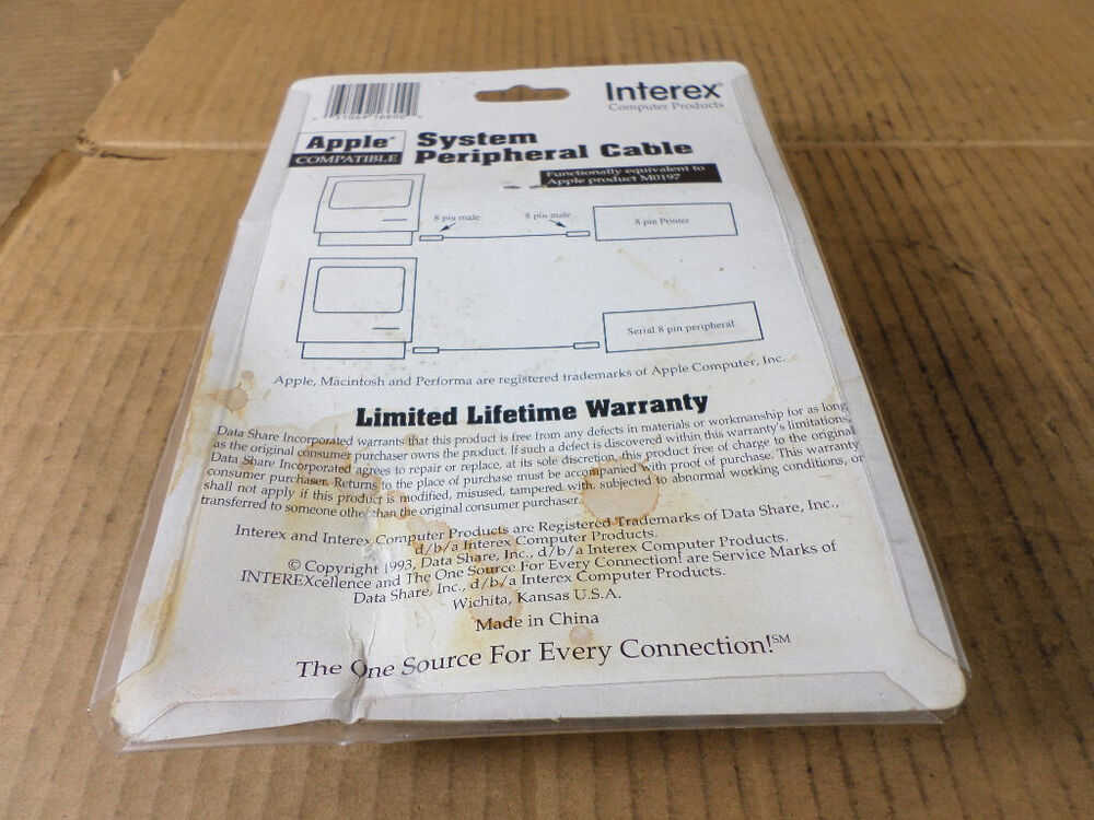 Interex Computer Products I-66a 6 System Peripheral Cable