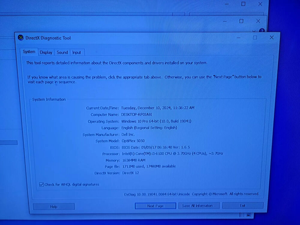 Dell Optiplex 5050 Desktop PC | Intel Core i3-6100, 1TB HDD, 16GB RAM, Windows 10 Pro