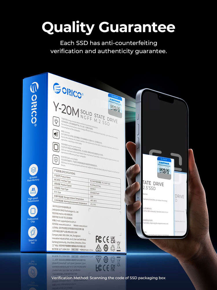 ORICO 4TB M.2 2280 SATA SSD NGFF Internal Solid State Drive