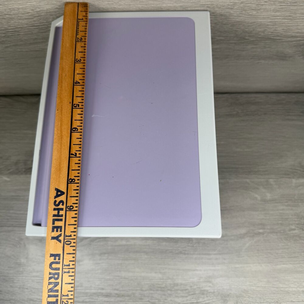 American Girl Computer Desk in Gray & Purple