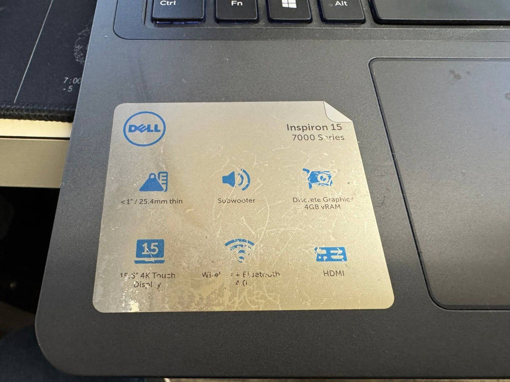 Dell Inspiron 15 7000 Gaming Laptop with i7-6700HQ, 16GB RAM, 128GB SSD