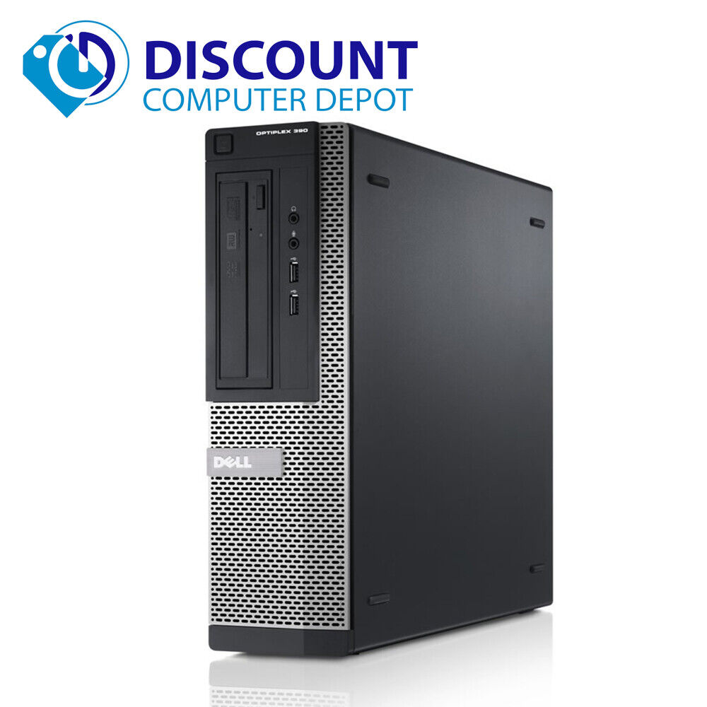 Dell OptiPlex Desktop Computer with Dual 22" LCDs, i3, 4GB RAM, 500GB HDD, Windows 10 Pro