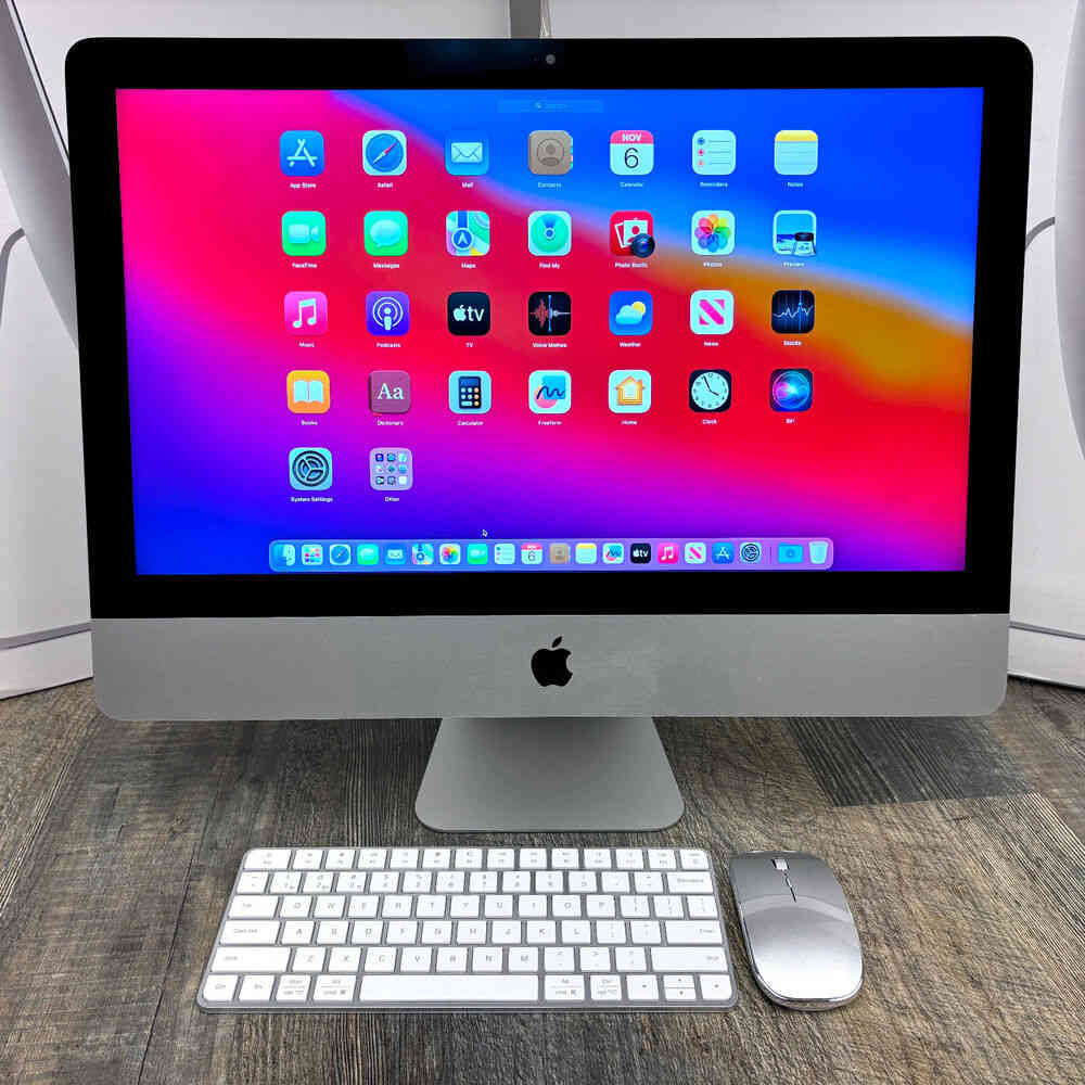 Apple iMac 21.5 Inch All-In-One Desktop Computer - 1TB HDD, 16GB RAM (2017/2019 Model)